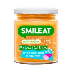 Bocaux de riz avec dinde et légumes