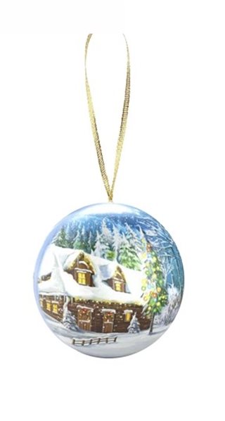 Christmas ornaments with praline-detalle