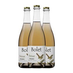 Bolet Pét-Nat Pétillant Naturel — Espumoso Natural, Ancestral Organic — Ecológico 75 cl Espumoso Rosado (Caja de 3 unidades)