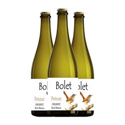 Bolet Pét-Nat Pétillant Naturel — Espumoso Natural, Ancestral Organic — Ecológico 75 cl Espumoso Blanco (Caja de 3 unidades)