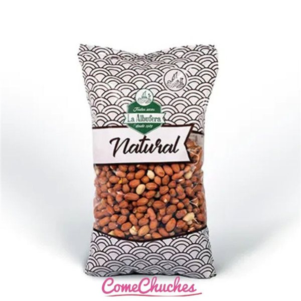 Bolsa 1kg Cacahuete Crudo Piel-detalle