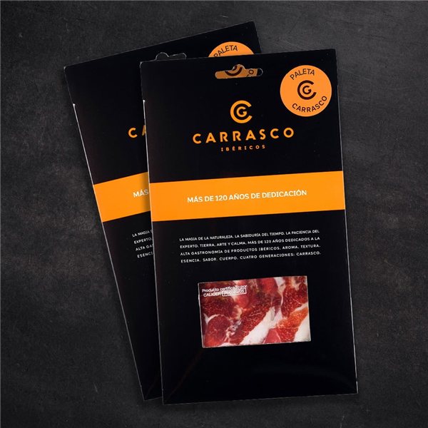 Bolsa Surtido de ibéricos: Paleta, Jamón, Chorizo y Salchichón de Bellota Ibérico-lateral