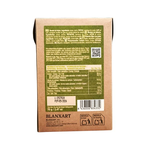 Bonbon au pistache 'Blanxart'-izquierda