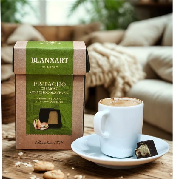 Bonbon au pistache 'Blanxart'-lateral