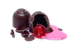 Cherry Bonbons 250 g | Dark chocolate filled with liquor-soaked cherries La Ponderosa