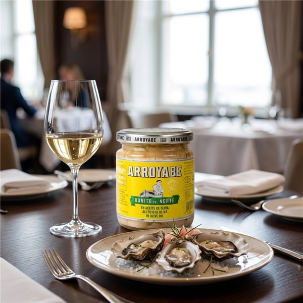 Bonito del Norte Arroyabe in Olive Oil 227g-lateral