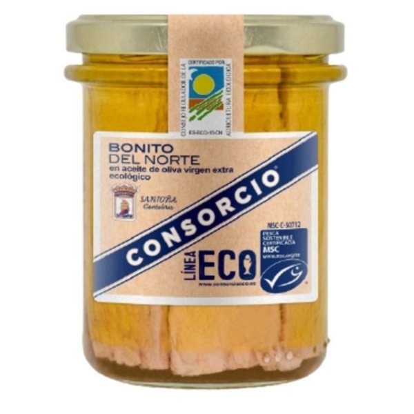 Bonito del Norte en Aceite de Oliva Bio 200g-detalle