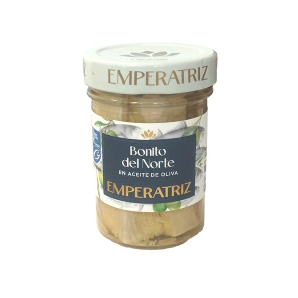 Bonito del Norte à l'huile d'olive 212ml Emperatriz-lateral