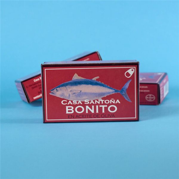 Tuna in olive oil, Casa Santoña-detalle