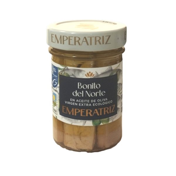 Bonito del Norte en aceite oliva Bio 212ml Emperatriz-trasera