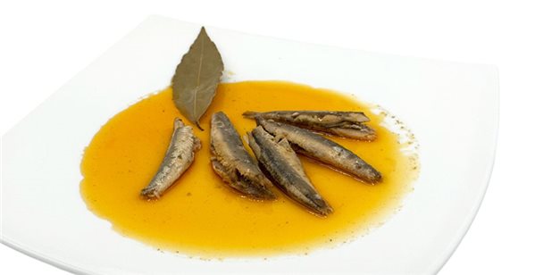 Anchovies in adobo sauce, La Farola, Tarifa Canning Company-detalle
