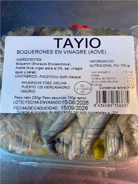 Boquerones en Vinagre-detalle