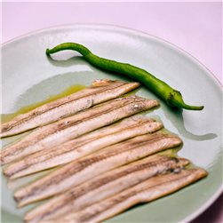 Weißer Anchoa in Essig - Tablett