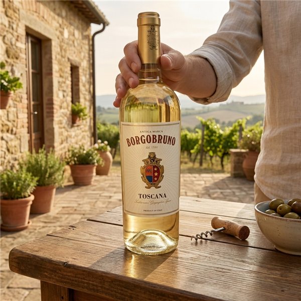 Borgobruno White-detalle