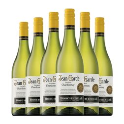 Boschendal Jean Garde Unoaked Chardonnay 75 cl Vino Blanco (Caja de 6 unidades)