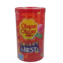 Ship 100 Assorted Flavored Chupa Chups Units.