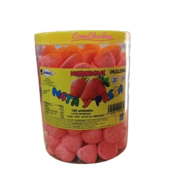 Bocal Golmasa Crème et Fraise 150 Unités-detalle