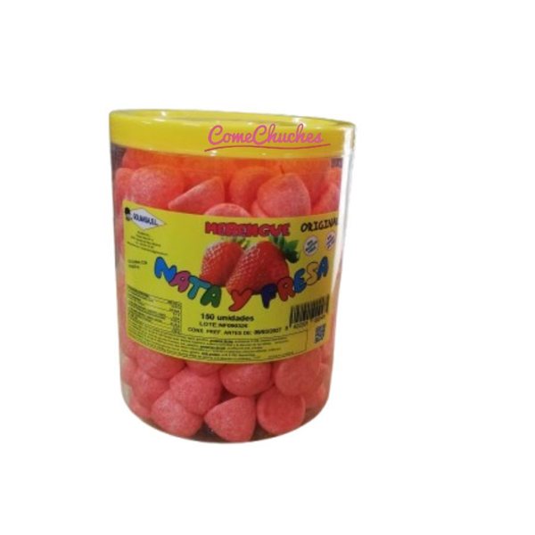 Bocal Golmasa Crème et Fraise 150 Unités-lateral