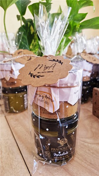 Botecitos de Mermelada de Aceite de Oliva y Paté para eventos-lateral