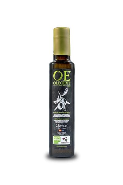 Botella Cristal 250ml Aceite de Oliva Virgen Extra-detalle