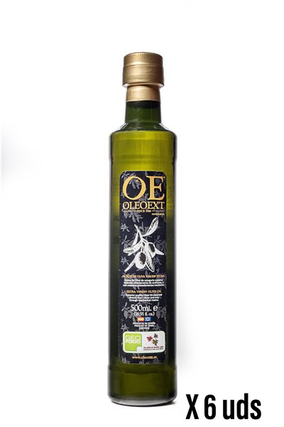 Botella PET 500ml Aceite de Oliva Virgen Extra-lateral