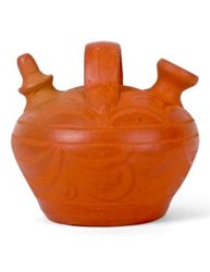 Botijo artesano de barro rojo. “La forma más natural de mantener tu agua fresca”.