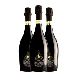 Bottega Accademia Glera Brut Prosecco Black — Edición Negra 75 cl Espumoso Blanco (Caja de 3 unidades)