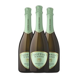 Botter Carlo Doppio Passo Extra Dry — Extra Seco Prosecco 75 cl Espumoso Blanco (Caja de 3 unidades)