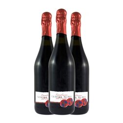 Branchini. Gemma Rubia Lambrusco Trocken — Seco Emilia Romagna 75 cl Espumoso Tinto (Caja de 3 unidades)
