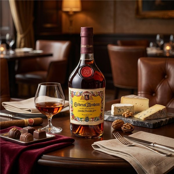 Brandy Cardenal Mendoza Solera Gran Reserva-detalle