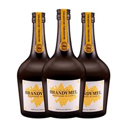 Brandy Carranca Redondo 70 cl Miel (Caja de 3 unidades)