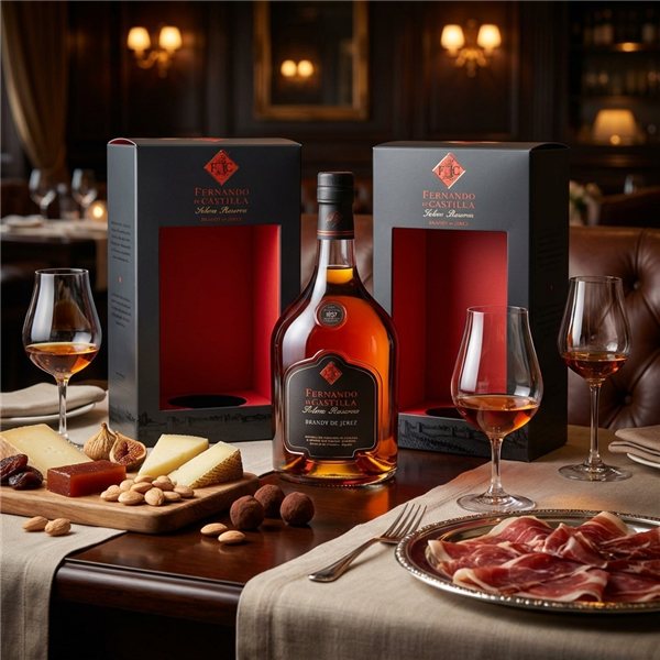 Brandy Fernando de Castilla Solera Reserva Estuchado-detalle