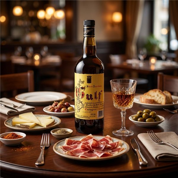 Brandy Gulf 1 L.-detalle