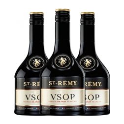 Brandy Rémy Martin Saint Rémy VSOP Very Superior Old Pale — Muy Superior Viejo 70 cl (Caja de 3 unidades)