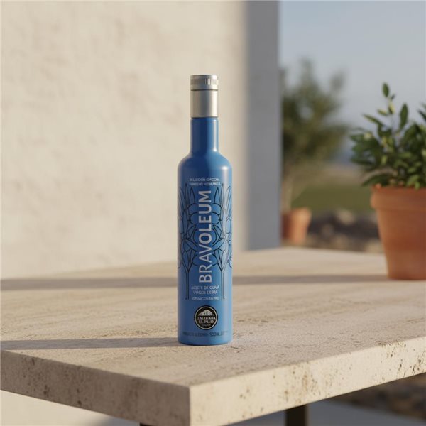 Bravoleum Hojiblanca Flasche 500 ml-lateral