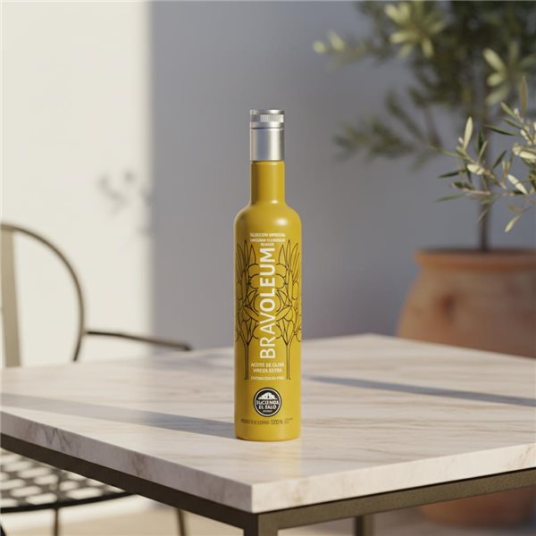 Bravoleum Nevadillo Blanco Botella 500 ml-lateral