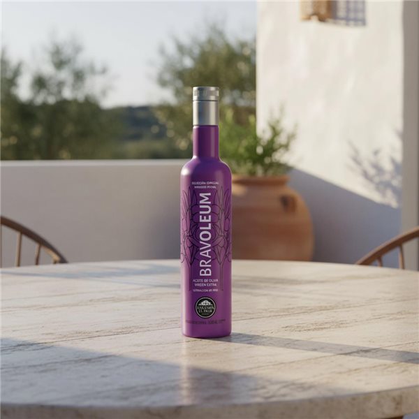 Bravoleum Picual 500 ml-lateral