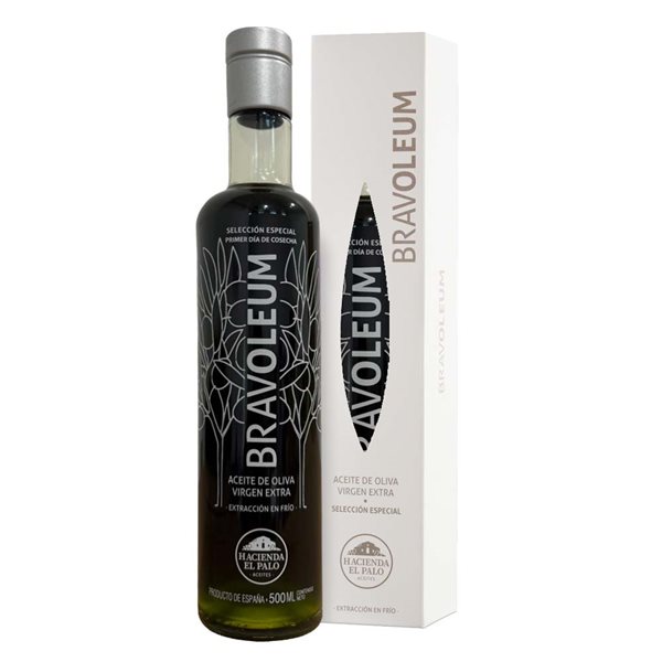 Bravoleum Primer día de cosecha Picual 500ml-detalle