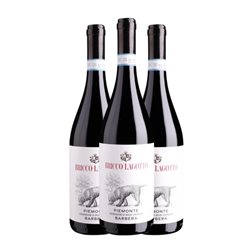 Bricco Lagotto Barbera Piedmont 75 cl Vino Tinto (Caja de 3 unidades)
