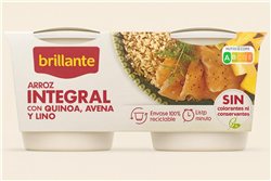 Brillante Brown Rice with Quinoa, Oats, and Flaxseed.