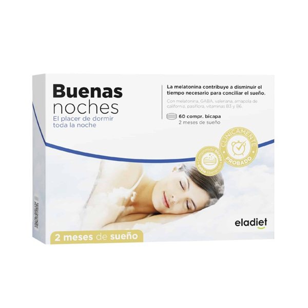 Bonne nuit 60 comprimés Eladiet-lateral