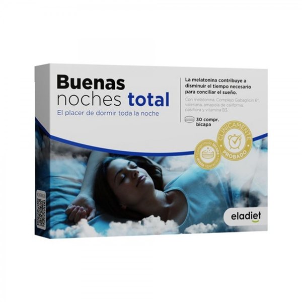 Bonnes Nuits Total 1,85mg 30 comprimés Eladiet-trasera