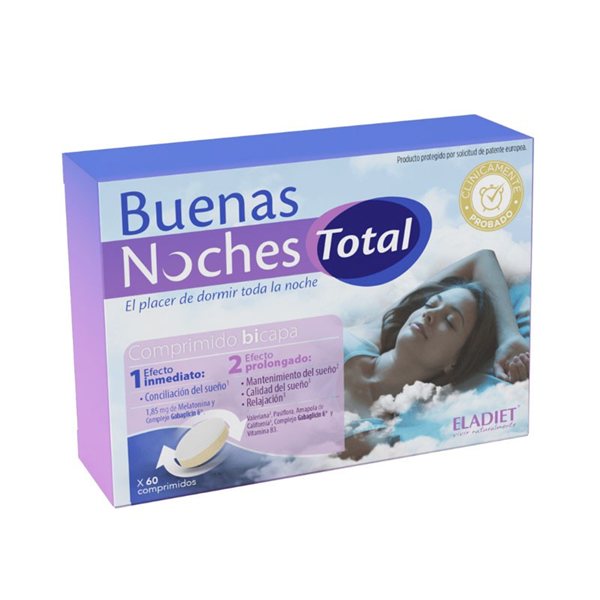 Buenas Noches Total 1,85mg 60 comprimidos Eladiet-detalle