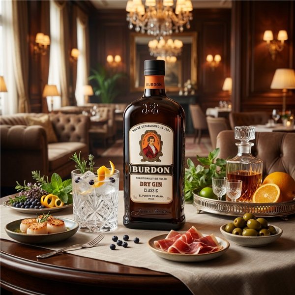 Burdon Classic Gin-detalle