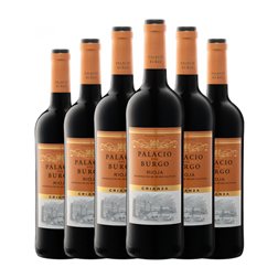 Burgo Viejo Palacio Tempranillo Rioja Crianza 75 cl Vino Tinto (Caja de 6 unidades)
