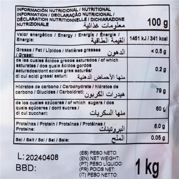 Burmar 1 kg Gummibärchen Mix Glanz.-lateral