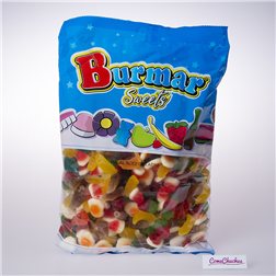 Burmar 1 kg Gummibärchen Mix Glanz.