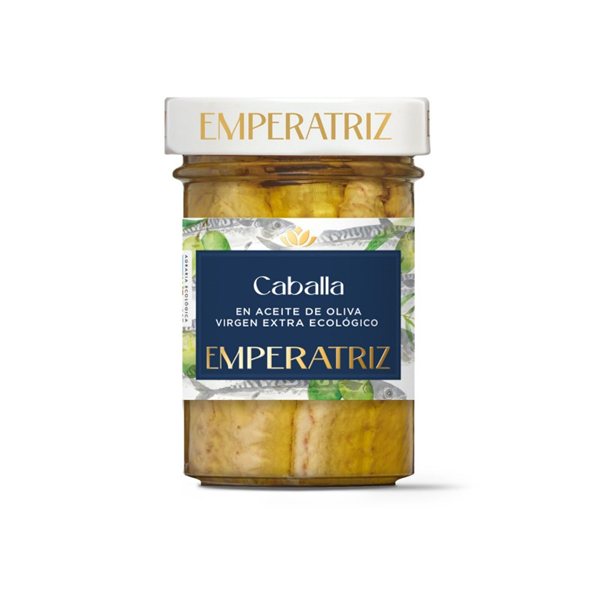 Mackerel in Extra Virgin Organic Olive Oil 212ml Emperatriz-detalle