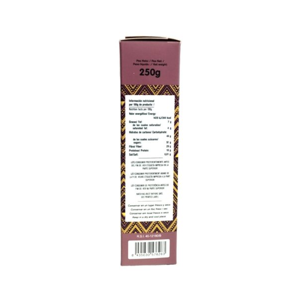 Cacao instantaneo 65% min S/G Bio 250 g Alternativa 3-detalle