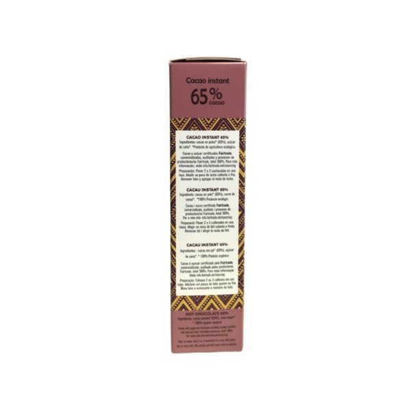 Cacao instantaneo 65% min S/G Bio 250 g Alternativa 3-lateral